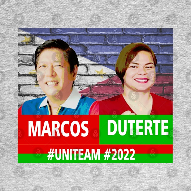 BBM Sara Marcos Duterte Uniteam Merch Gift Idea Red Green Pinoy Pinay Philippines 2022 SaraAll by familycuteycom